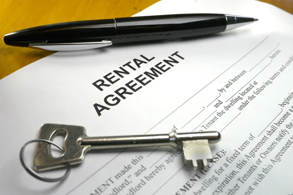 Residential purchase agreement — Stock Photo, Image