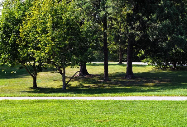 Enorme parco verde in oslo, norway — Foto Stock