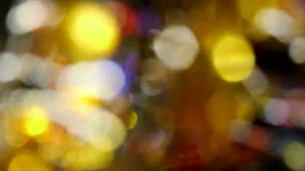 points de lumière déconcentrés à l'infini 