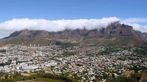 Table Mountain, Fokváros, Dél-Afrika — Stock videók