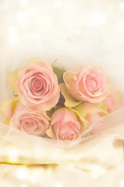 Bouquet of colorful roses — Stock Photo, Image