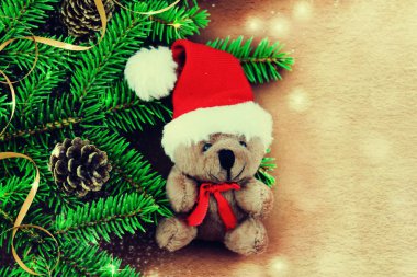 Şirin Vintage oyuncak ayı. Vintage dekorasyon