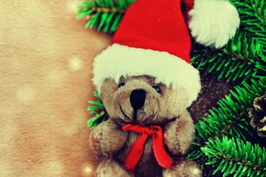 Şirin Vintage oyuncak ayı. Vintage dekorasyon