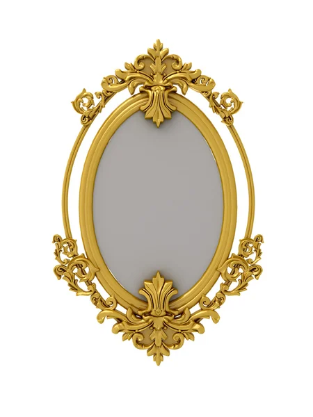 Isolated golden frame — Stock Photo, Image