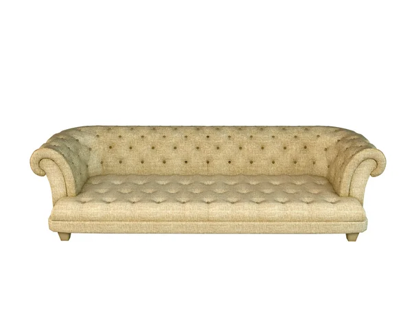 Representación 3d de un sofá moderno — Foto de Stock