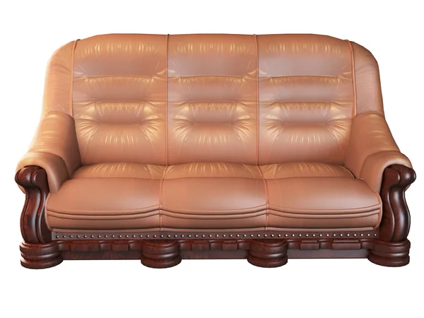 Rendu 3d d'un canapé moderne — Photo