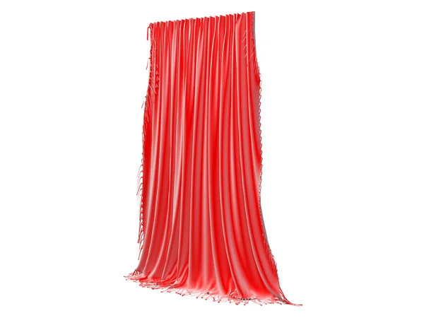 3D-Darstellung eines Vorhangs — Stockfoto