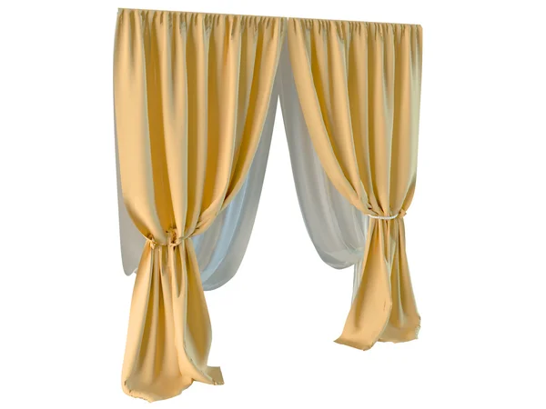 3D rendering of a curtain — Stock Photo, Image