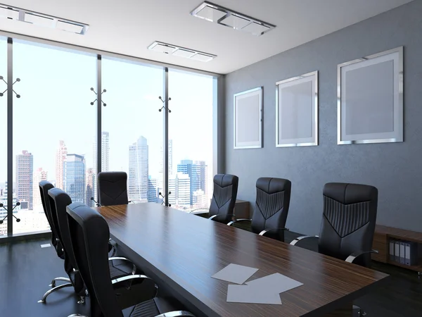 3D-işleme iç ofis alanı