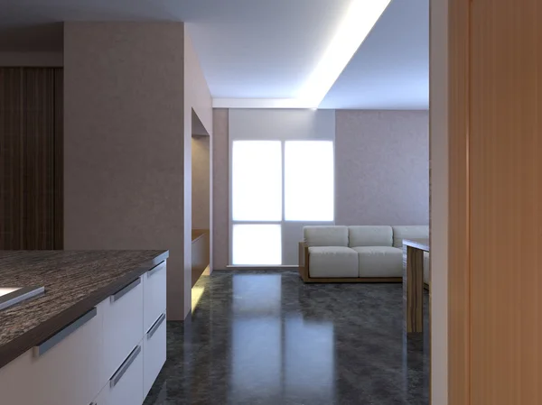 3D-rendering of the interior — Stock Photo, Image