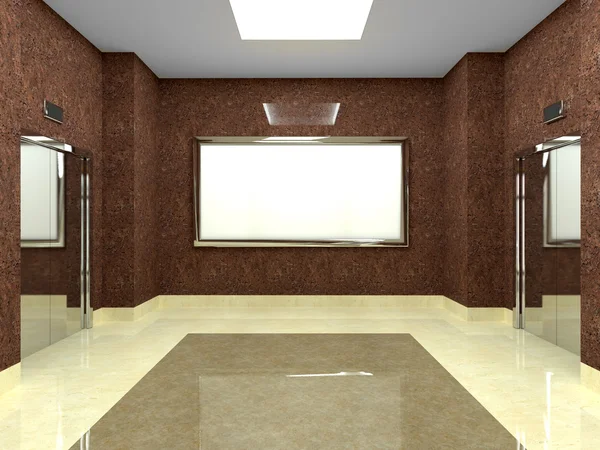 3d rendering of the elevator. Elevator doors — Stock Photo, Image