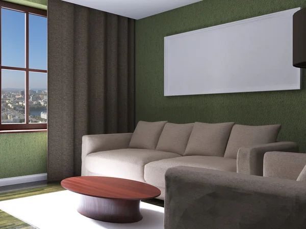 3D-rendering of the interior — Stock Photo, Image