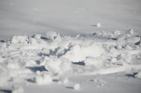 Närbild Snö Struktur Bakgrund — Stockfoto