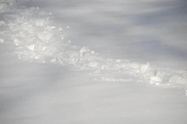 Closeup Snow Texture Background — Stock Photo, Image