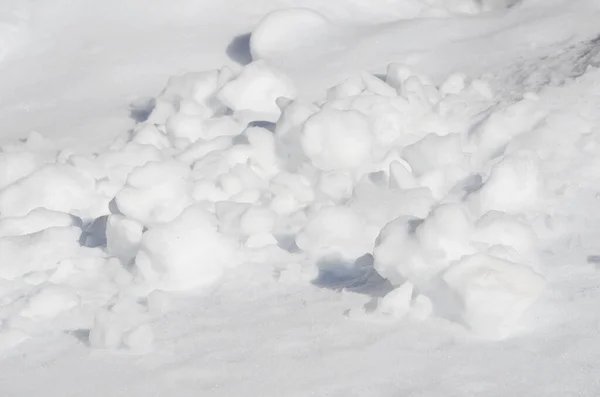 Κοντινό Πλάνο Φόντο Υφή Χιονιού — Φωτογραφία Αρχείου