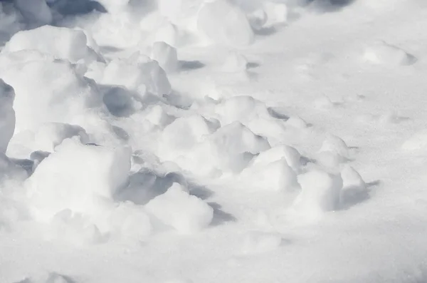 Closeup Fundo Textura Neve — Fotografia de Stock