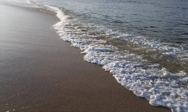 Onde Oceaniche Ravvicinate Giorno Estate — Foto Stock