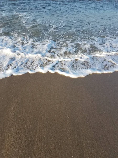 Closeup Ocean Waves Summer Day — Fotografia de Stock