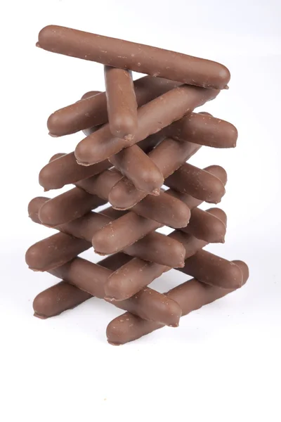 Choklad finger kex — Stockfoto