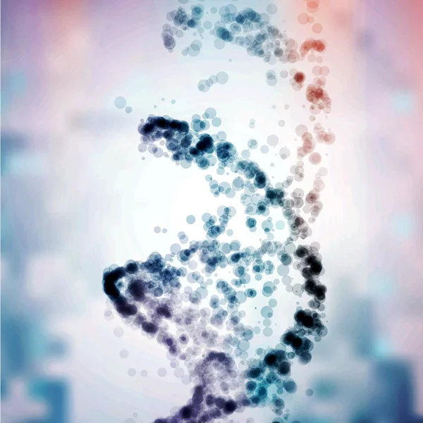 ADN abstracto futurista — Archivo Imágenes Vectoriales