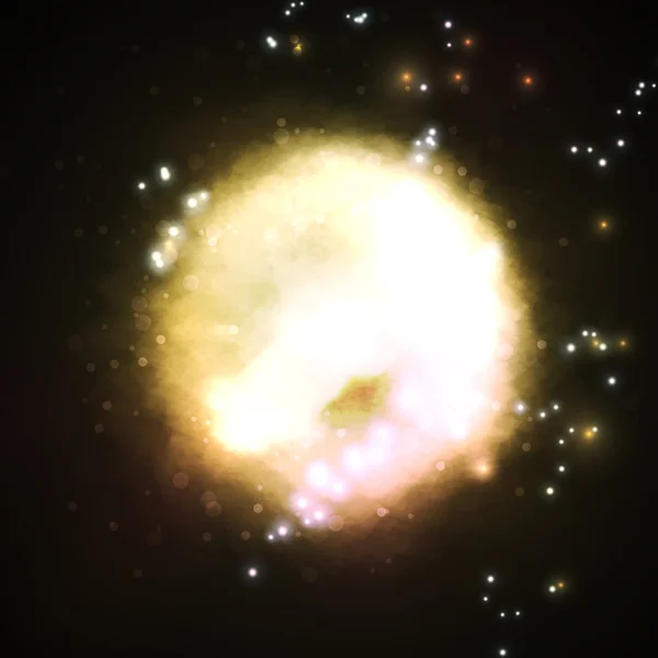Звёздный фон, туманность, формирующая звёзды — стоковый вектор