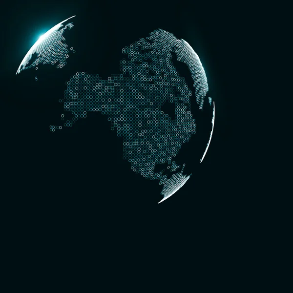世界の技術イメージ — ストックベクタ
