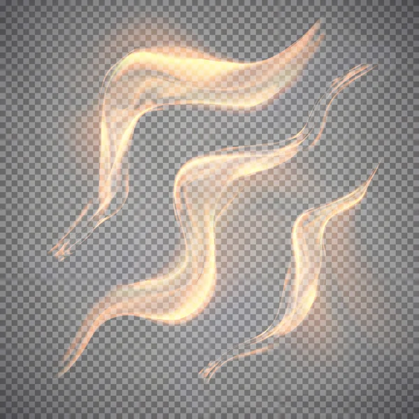 现实的火透明效果元素 — 图库矢量图片