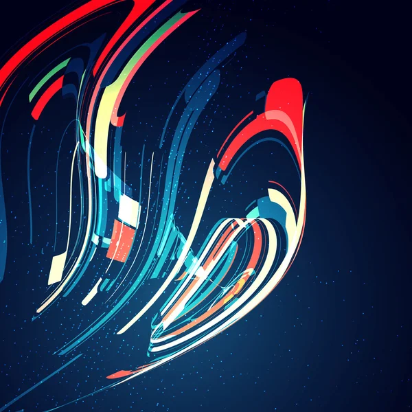 Fondo dinámico abstracto — Vector de stock