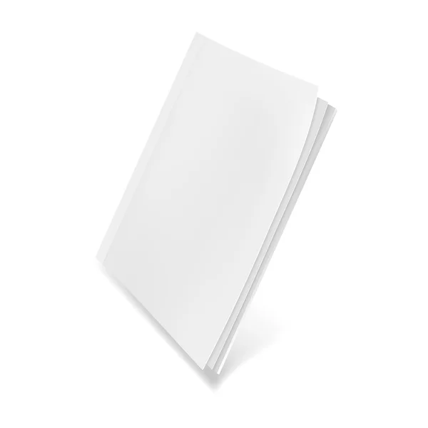 テンプレートの空のマガジン。白い背景で隔離の図 — ストックベクタ