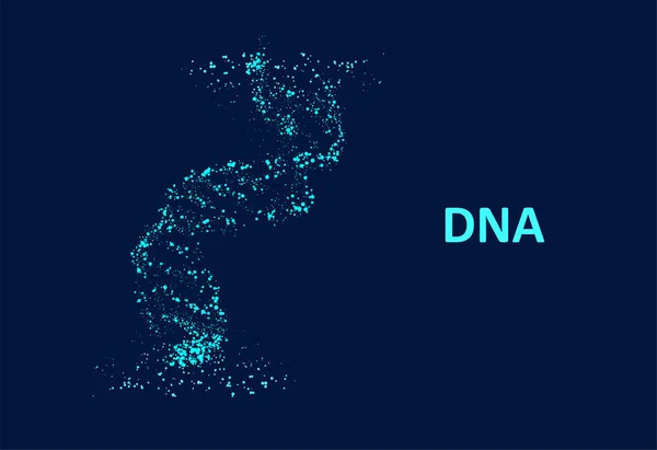 Visualización Grandes Datos Genómicos Prueba Adn Mapa Del Genoma Concepto — Archivo Imágenes Vectoriales