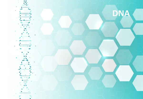 Grote Genomische Data Visualisatie Dna Test Genoomkaart Grafisch Concept Voor — Stockvector