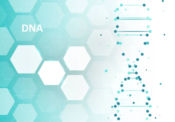 Visualizzazione Grandi Dati Genomici Test Del Dna Mappa Genomica Concetto — Vettoriale Stock