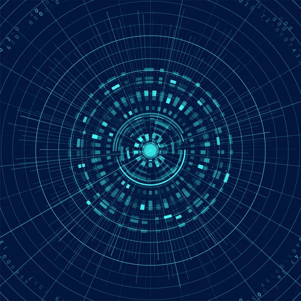 Visualização Abstrata Infográficos Representação Código Big Data Rede Futurista Análise — Vetor de Stock