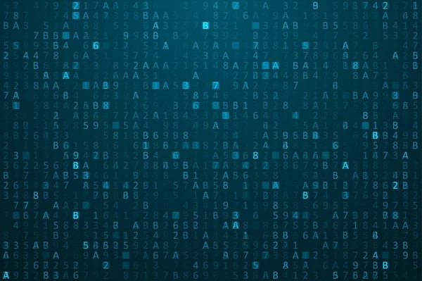 Abstrakter Technologischer Hintergrund Digitaler Computercode Datenübertragungskonzepte Internet Grafisches Konzept Für — Stockvektor