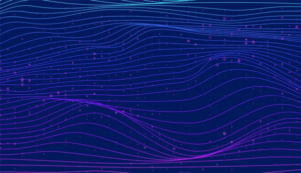 Abstraktní Infografická Vizualizace Velká Reprezentace Datového Kódu Futuristická Síť Nebo — Stockový vektor