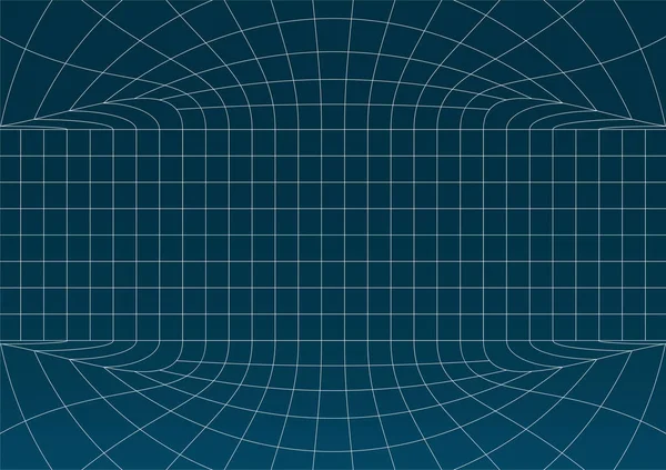 Futuristický Portál Nebo Tunel Abstraktní Technologie Virtuální Reality Grafický Koncept — Stockový vektor