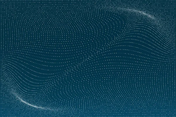 Partículas Flujo Dinámico Líquido Brillante Polvo Luces Concepto Gráfico Para — Archivo Imágenes Vectoriales
