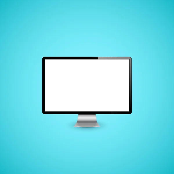 Computer Display Illustration — Stock Vector