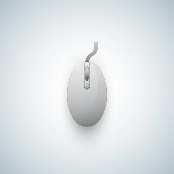 Illustrazione mouse del computer — Vettoriale Stock