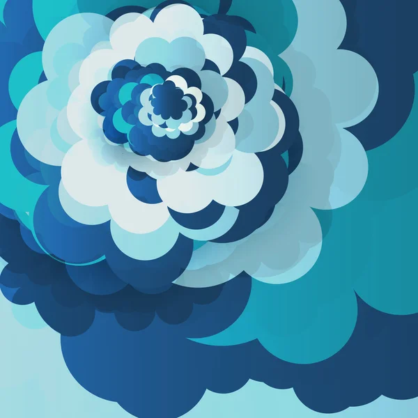 蓝蓝的天空白云图 — 图库矢量图片