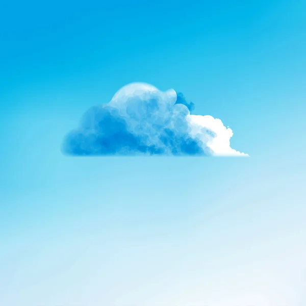 Illustrazione creativa cloud — Vettoriale Stock