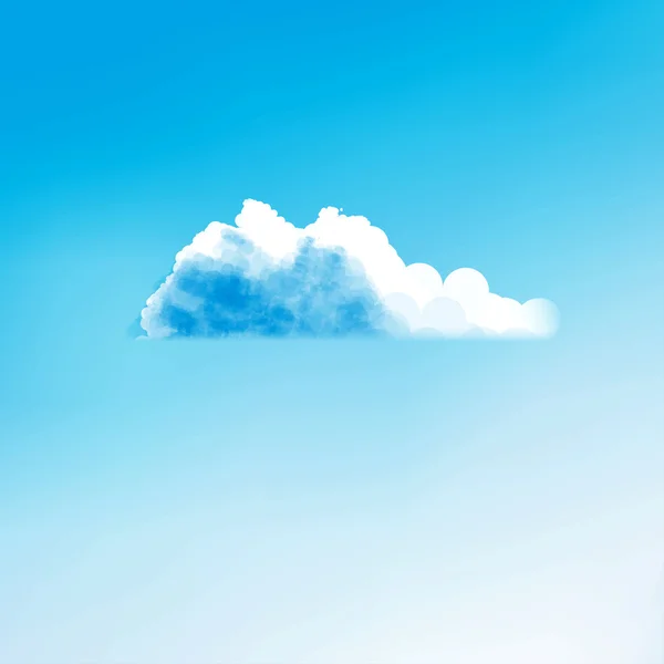 Illustrazione creativa cloud — Vettoriale Stock