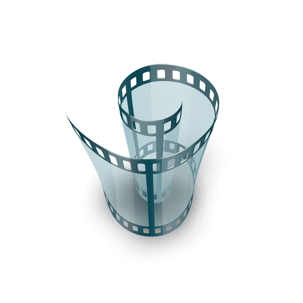 Spirale de bande de film — Image vectorielle