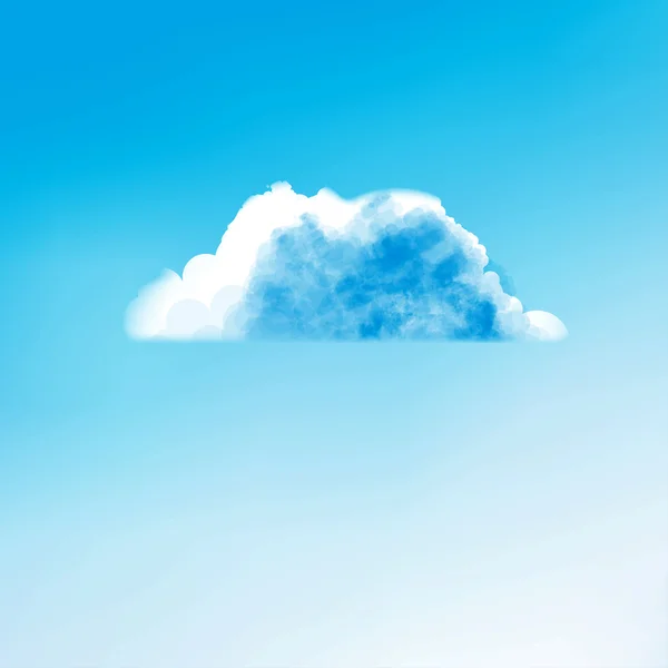 Illustrazione creativa cloud — Vettoriale Stock