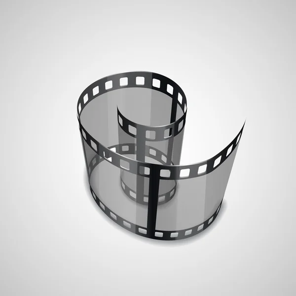 Spirale aus Filmstreifen — Stockvektor