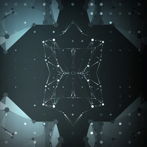 Espace polygonal abstrait — Image vectorielle