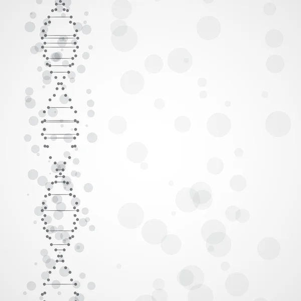 Abstract futuristic  DNA — Stock Vector