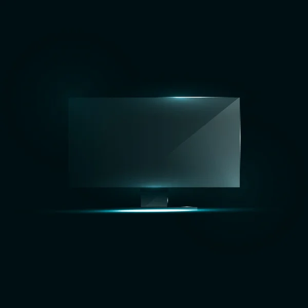 TV-Flachbildschirm icd — Stockvektor