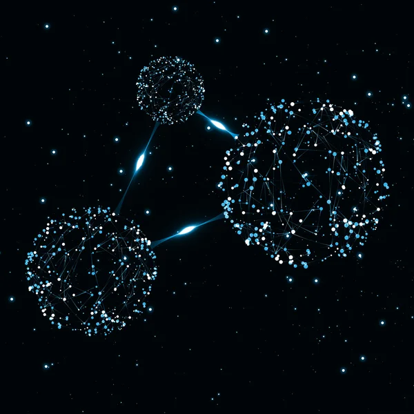 分子の抽象的な構造 — ストックベクタ