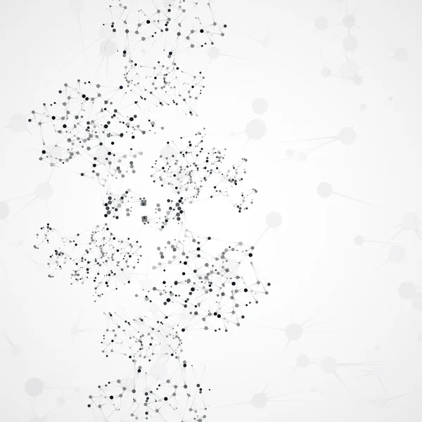 ADN abstracto futurista — Archivo Imágenes Vectoriales